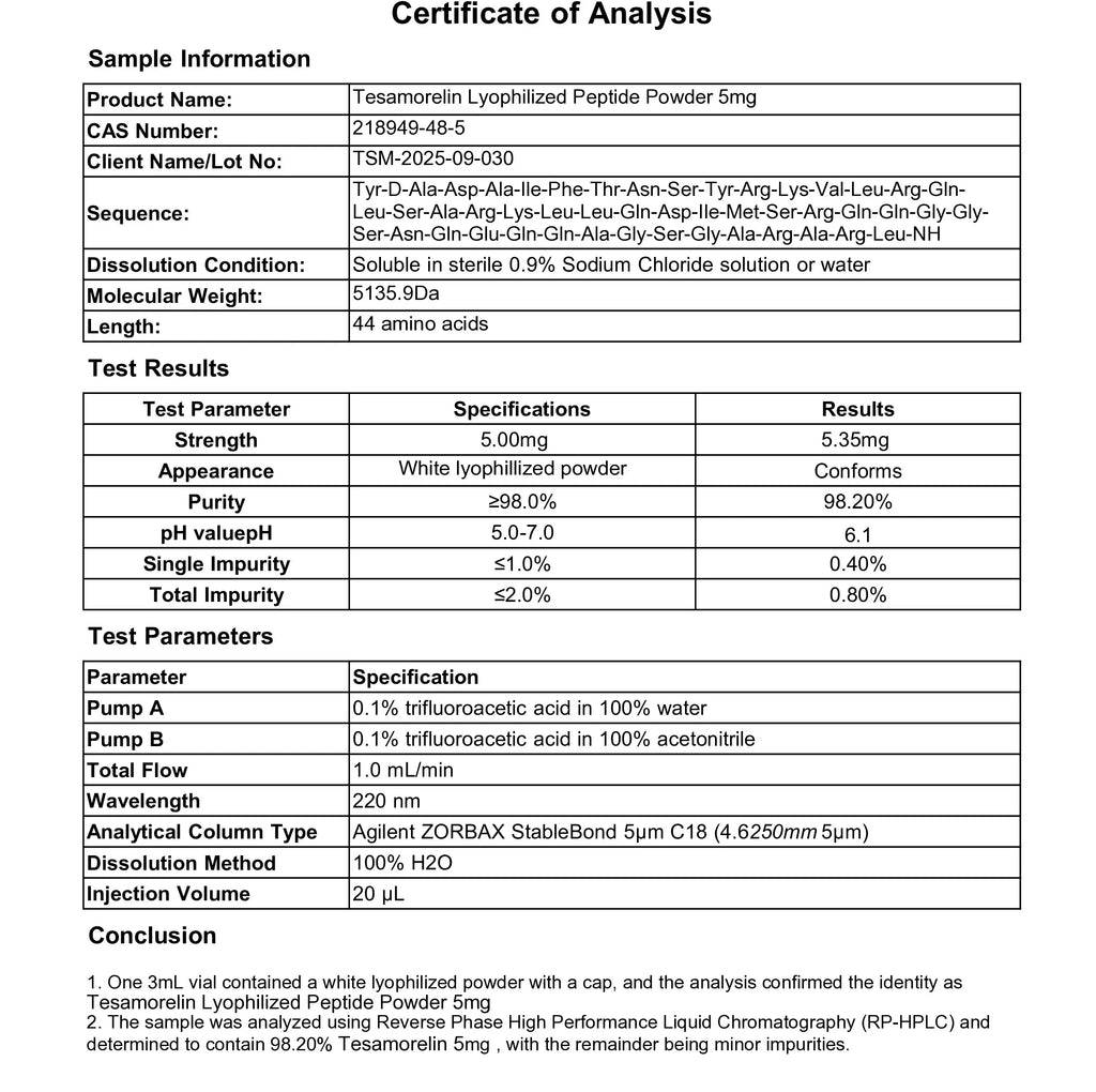 Tesamorelin 10mg